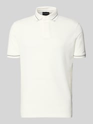 Slim Fit Poloshirt mit Label-Stitching von Emporio Armani - 25