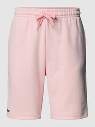 Regular Fit Sweatshorts mit Logo von Lacoste Pink - 22