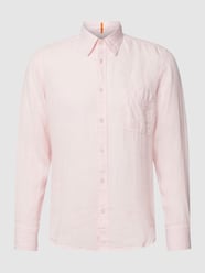 Vrijetijdsoverhemd met borstzak, model 'Relegant' van BOSS Orange Roze - 45