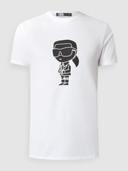 T-Shirt mit Logo-Print  von Karl Lagerfeld Weiß - 28
