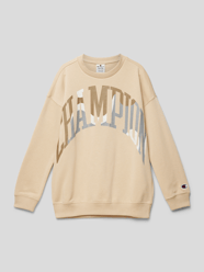 Sweatshirt mit Label-Print Modell 'Rochester' von CHAMPION Braun - 15