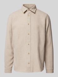 Freizeithemd mit Kentkragen Modell 'REGENT' von Jack & Jones Premium Beige - 20