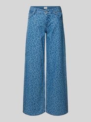 Wide Fit Jeans mit Allover-Animal-Print Modell 'Medley' von Mustang - 15