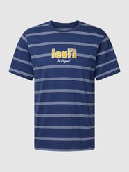 Relaxed Fit T-Shirt mit Streifenmuster von Levi's® Blau - 34