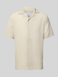Relaxed Fit Freizeithemd mit Reverskragen von Lindbergh Beige - 43