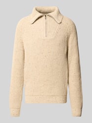 Regular Fit Troyer aus Baumwoll-Woll-Mix von ARMEDANGELS Beige - 6