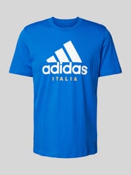 T-Shirt mit Label-Print Modell 'FIGC' von ADIDAS SPORTSWEAR Blau - 27