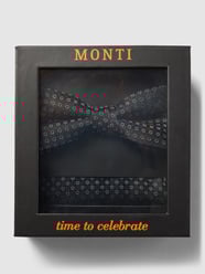 Fliege mit Einstecktuch im Set von Monti Grau / Schwarz - 10