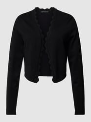 Strickjacke mit Wellensaum von Betty Barclay Schwarz - 28