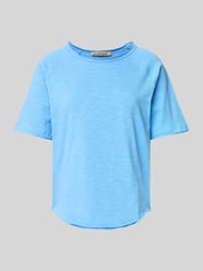 T-shirt ze zrolowanym brzegiem i okrągłym dekoltem od Smith and Soul - 1