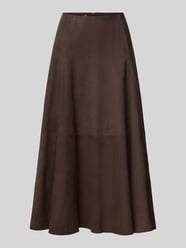Midirock aus echtem Leder Modell 'Kilar' von Cph Muse - 7
