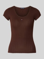 Slim fit shirt met ribstructuur van Tommy Jeans - 12