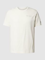 T-shirt z wyhaftowanymi logo od CHAMPION Biały - 18