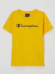 T-shirt met logoprint  van CHAMPION Geel - 46