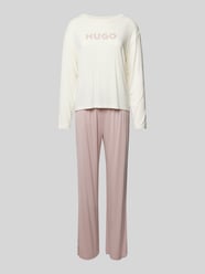 Pyjama mit Label-Print Modell 'UNITE' von HUGO Rosa - 5