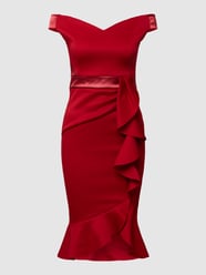 Cocktailkleid in Wickel-Optik von Lipsy Rot - 11