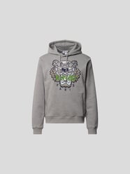Hoodie mit Label-Stitching von Kenzo Grau - 19