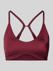 Sport-BH mit verstellbaren Spaghettiträgern von adidas Training Bordeaux - 48