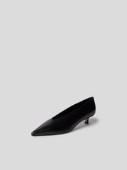 Pumps aus Leder von Aeyde Grau / Schwarz - 10