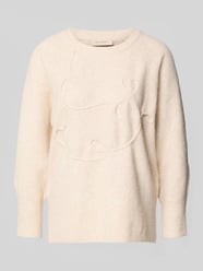Strickpullover mit Rundhalsausschnitt Modell 'Grsevalin' von FREE/QUENT Beige - 10