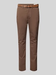 Slim Fit Chino mit Gürtel von Tom Tailor Denim - 11