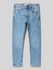 Slim Fit Jeans mit Logo-Patch von Mango - 2