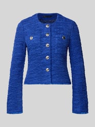 Marynarka o kroju slim fit z efektem bouclé od Betty Barclay - 7