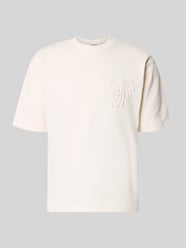 t-shirt z bawełny ekologicznej z haftem od Jake*s Studio Men - 22
