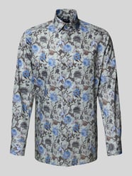 Modern fit zakelijk overhemd met kentkraag van OLYMP - 2