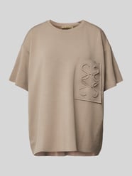 Oversized T-Shirt mit Logo-Details Modell 'Clean Scuba' von Smith and Soul Braun - 21