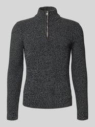 Regular fit schipperstrui met korte ritssluiting, model 'JOIN' van Only & Sons - 15