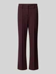 Regular fit smalle broek met mix van viscose en katoen model 'FARAH' van CAMBIO Bordeaux - 3