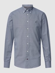 Business-Hemd mit Logo-Stitching Modell 'OXFORD' von Tommy Hilfiger Blau - 21