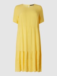 PLUS SIZE jurk met broderie anglaise, model 'Isat'  van Vero Moda Curve Geel - 22