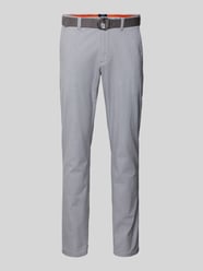 Spodnie o kroju slim fit z paskiem od MCNEAL - 16