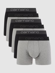 Boxershort met stretch in een set van 6 stuks van camano Grijs / zwart - 38