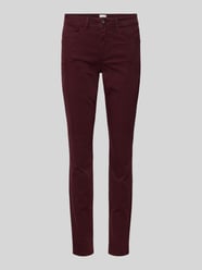 Skinny fit jeans met 5-pocketmodel, model 'SHAKIRA' van Brax Bordeaux - 1