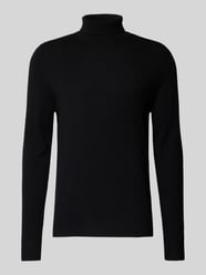 Golf z mieszanki wełny i kaszmiru od Christian Berg Men - 23