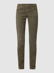 Cordhose mit Stretch-Anteil Modell 'Cici' von Angels Grün - 39
