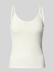 Regular fit top van puur katoen, model 'LISA' van Vero Moda - 10