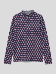 Longsleeve mit Allover-Muster von Scotch & Soda Blau / Türkis - 6