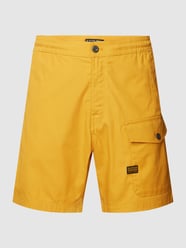 Korte broek met labeldetails van G-Star Raw Geel - 5