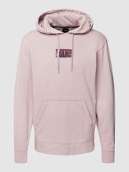 Bluza z kapturem z detalem z logo model ‘SEASONAL COLOR VINTAGE’ od Vans Różowy - 35