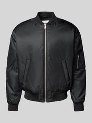 Bomberjacke mit Leistentaschen von REVIEW Schwarz - 22