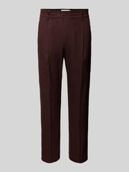 Tapered Fit Bundfaltenhose mit elastischem Bund Moodell 'CHASY' von Drykorn - 18