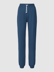 Pyjama-Hose mit Tunnelzug Modell 'Mix & Match' von s.Oliver RED LABEL Blau - 39