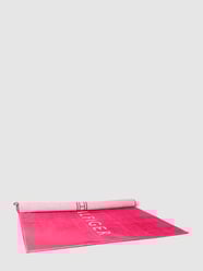 Strandtuch mit Label-Print von Tommy Hilfiger Pink - 2