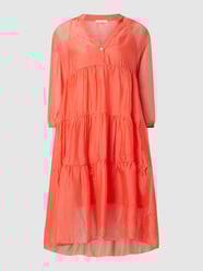 Kleid aus Viskose-Seide-Mix von FREEBIRD Orange - 16