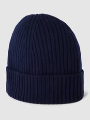 Beanie mit Label-Detail Modell 'HALF CARDIGAN RIB' von Lacoste - 36