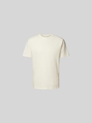 T-Shirt mit geripptem Rundhalsausschnitt von Closed Beige - 33